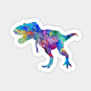 Dinosaur T-Rex Art Tyrannosaurus Rex Decor Watercolor Print Sticker